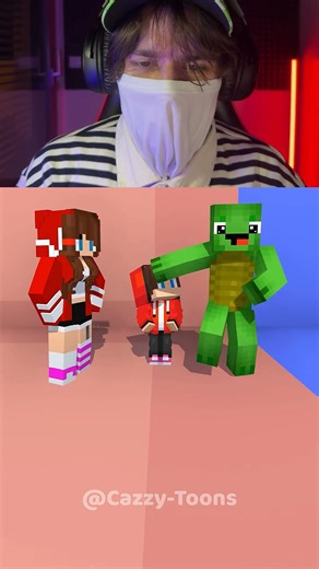 Kdo TANCUJE Líp v Minecraftu? #minecraft #shorts