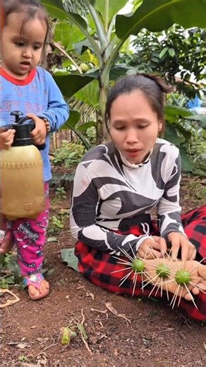 The scariest garden accident...😰 #shorts