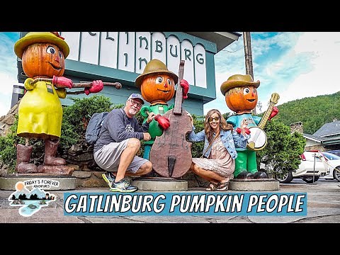 GATLINBURG PUMPKIN PEOPLE & NEW 3D SCARECROWS 2021 Smoky Mountain Harvest Festival