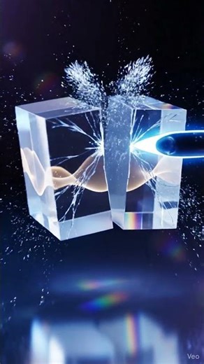 Slicing the Glass Cube of Time — Ultra Realistic Futuristic ASMR Art | SliceVerse