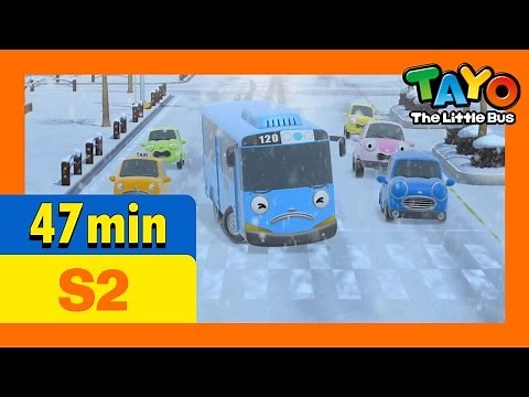 Tayo S2 Full Episodes S2 E23-E26 (8/8) l Tayo's first snow day l Hana's special day