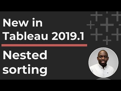 How to do Nested Sorting in Tableau Desktop 2019.1 and newer