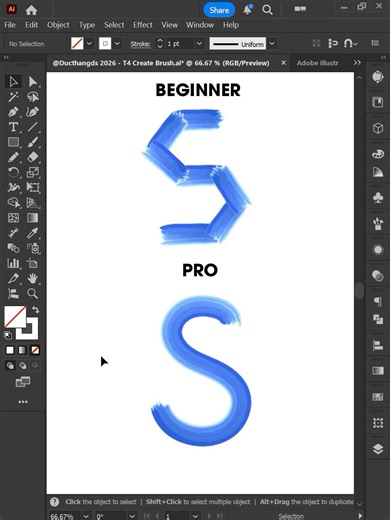 Adobe Illustrator 2026 - Tips for creating watercolor brushes like a PRO #ducthangds