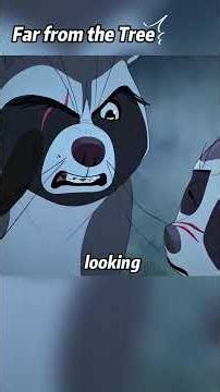 The little raccoon found a giant seashell.#foryou #fyp #cartoon #usa #animation