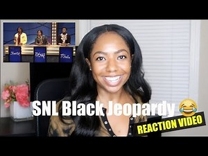 Black Jeopardy with Chadwick Boseman - SNL REACTION