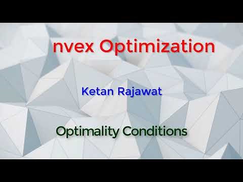 Optimality Conditions