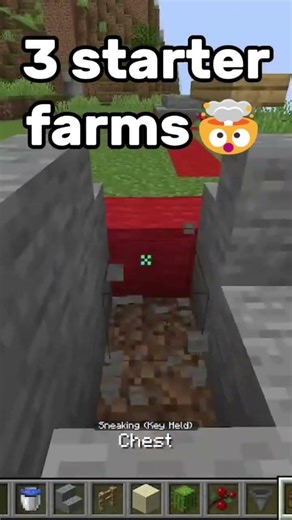 Best starter farms🤯 #minecraft
