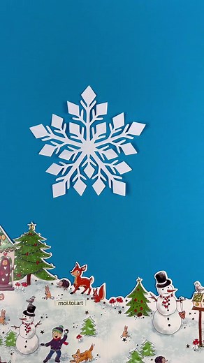 手作りペーパースノーフレークの楽しみ