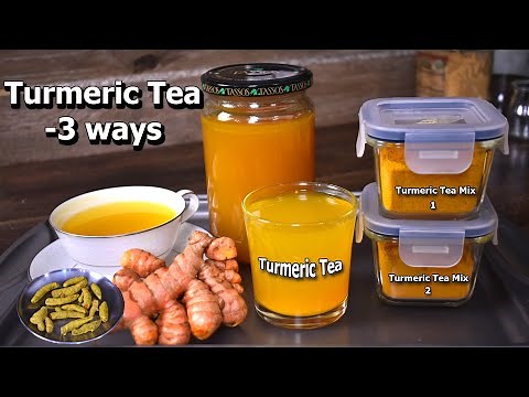 Turmeric Tea Recipes - 3 ways | Healthy Turmeric tea recipe ideas!