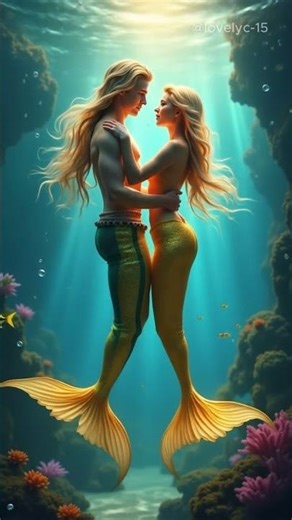 mermaid couple, #shorts #mermaid