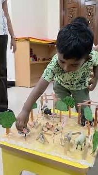 Fun way of Learning Different Animal Habitats #thenurseryworld #montessorieducation