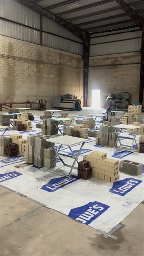We’re getting a head start on training for the SkillsUSA Texas Masonry Competition! District contests will be at various dates throughout the first part of spring, but we think it’s better to start training now!🧱💪🏼 Thank you to @austinblockhardscape for hosting & for the block donation, @redriverbrick_ for the brick donation and @oldcastleinc for the practice mortar! #masonry #bricklaying #construction #bricklayer #masonryrocks #bluecollar #texasmasonry #workforcedevelopment #blocklaying | Te