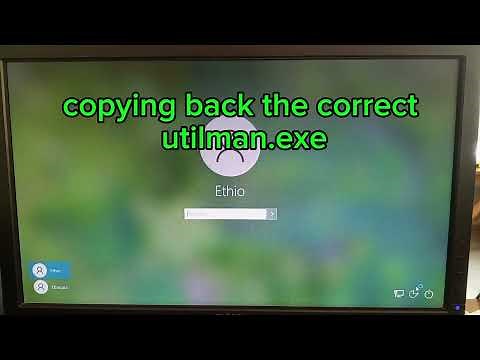 copying back the correct utilman.exe- windows password reset part 2 | 2025