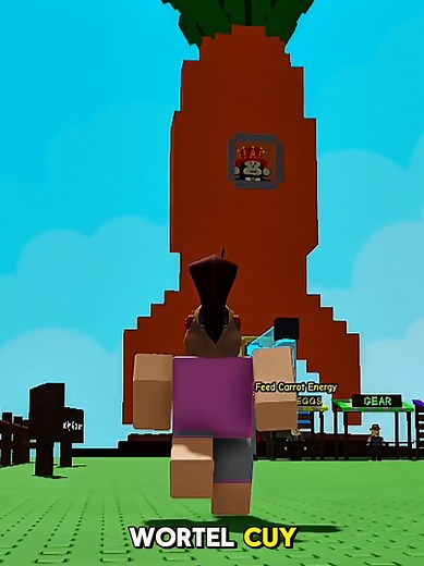 AKU LIHAT ROKET WORTEL UNTUK KE BULAN! - Grow A Garden #growagarden #growagardenroblox #jamban #garden