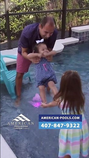 Modern Swimming Pool Design: Why a Sun Shelf is Perfect for Relaxation and Kids ☀️ Orlando, FL