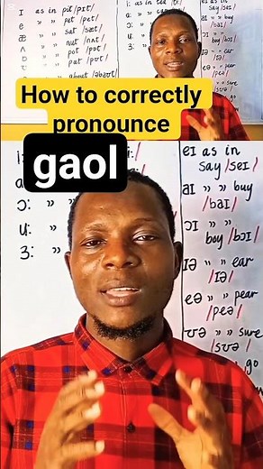 How to correctly pronounce GAOL #learnenglish #education #ielts #esl #shorts #pronunciation