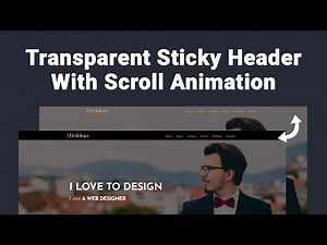 How to Create Transparent Sticky Headers With Brizy Pro