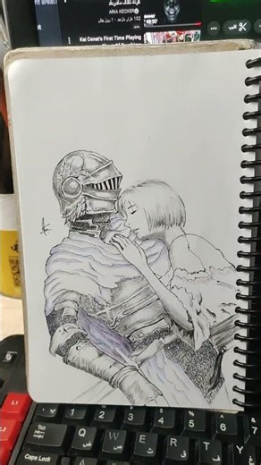 Draw knight with princess #knight #princess #art #drawing