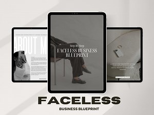 Faceless Business Blueprint: MRR & PLR, Online Marketing Guide - Etsy Canada