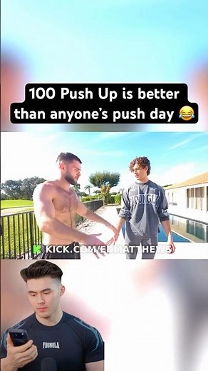 "100 Push ups is BETTER than any Chest Day.."