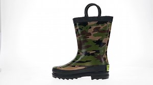 Watch Western Chief Boys Waterproof Printed Rain Boot on Amazon Live