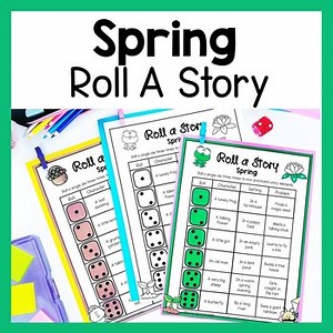 Spring Roll A Story Writing Prompts Spring Writing Centers Narratives