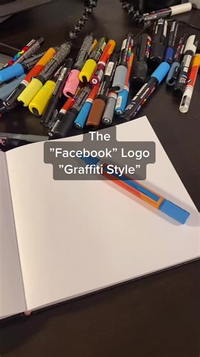 How to Draw the Facebook Logo in Graffiti Style: Step-by-Step Tutorial