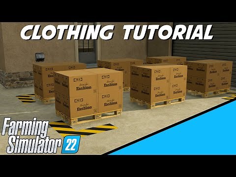 FS22 How To Use Production Chains - Tailor Shop | Farming Simulator 22