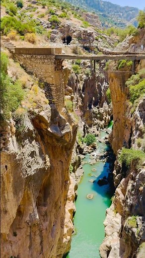 Your view on El Caminito del Rey hike.. #hiking #caminitodelrey #spain #andalucia #canyon