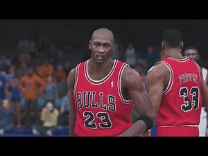 Michael Jordan scores 51 against the Knicks | NBA 2K20 Realistic Gameplay