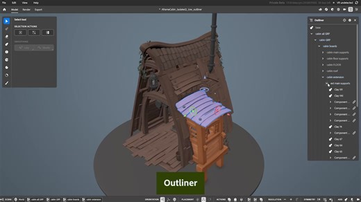 Substance 3D Modeler 1.10 and 1.10.5 are out. Check out the latest features in the VR sculpting software, including support for OpenVDB files, and an experimental workflow for creating hard-surface models non-destructively from 3D primitives. https://www.cgchannel.com/2024/05/adobe-releases-substance-3d-modeler-1-10-and-1-10-5/ | CGchannel