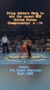 54K views · 544 reactions | Sting takes on the toughest man in wrestling! credit to @Flashbackwrestling on Instagram #wwe #prowrestling #wcw #bloodline | TheSportster | Facebook