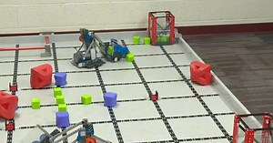 Caseville Middle School competing in World Robotics Competition