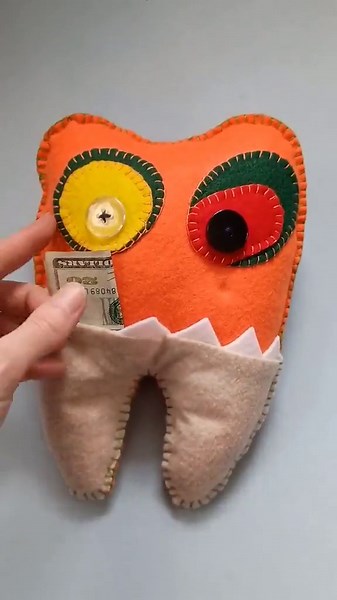 Tooth Fairy Pillow, Felt Tooth Plush With Pocket, Whimsical Kids Plushie, Gift for Children - Etsy