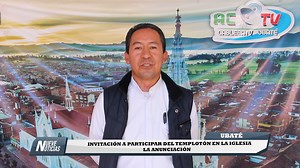 #NueveNoticias || Invitación por parte de la Parroquia la Anunciación a participar del templotón que se realizará el día 22 de octubre en las instalaciones del Centro de Integración Ciudadana CIC. del barrio San José . | Canal Cablebatv - Ubaté