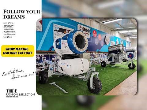 Portable Snow making Machine in Action ❄️ | Make Snow Anywhere by snowmaker #snowmaker #snowmaking