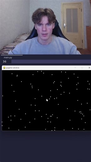 За вікном сніг, тому давайте створимо сніг і на нашому компʼютері) Анімація снігопаду на Пайтон #програмування #pythonдляпочатківців #урокиІТ #python #навчання