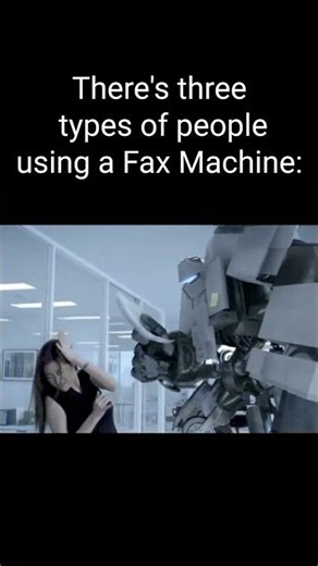 Three people dealing with their Fax Machine Transformer! #shorts #transformers #music #phonk #memes