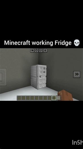 Minecraft working Fridge #shorts #tiktok #minecraft #trending #viral #gaming #fypシ゚viral #tiktokhack