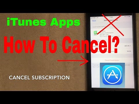 ✅ How To Cancel iTunes App Subscription on iPhone and iPad Tutorial 🔴