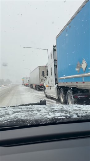 CHP Truckee on Instagram: "December 24 , 2025 2:25PM All trucks are being turned at Stateline on I-80 Westbound and Applegate on I-80 Eastbound. Until the storm lets up a little bit cars are being allowed to brave the summit intermittently as Caltrans attempts to keep the road clear. Plan for an extended hold for trucks and longer travel times for all other vehicles. If you are driving through the mountains be prepared. Have extra clothing, full tank of gas, good wiper blades and mud and snow ra