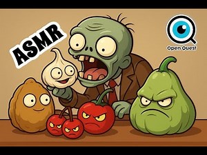 ASMR Plants vs Zombies – Relaxing Zombie Eating Plants (No Talking) | Live Stream