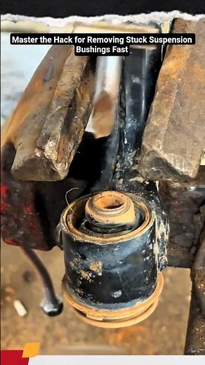 Master the Hack for Removing Stuck Suspension Bushings Fast #shorts #mechanic
