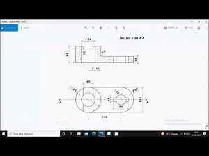 Creo Drafting/Detailing tutorial for beginners.