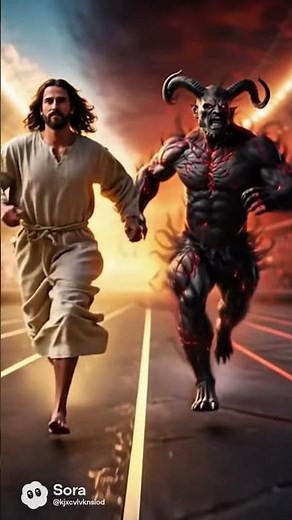 The Final Race: Jesus vs Satan — Battle of Light and Darkness | 3D Cinematic Scene