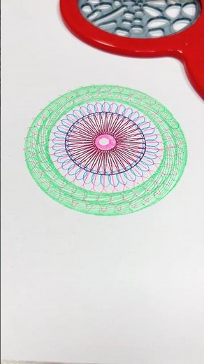 this pattern is so beutiful🥰 #spirograph #shorts