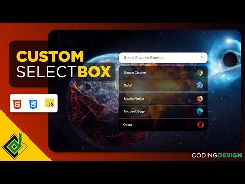 Build Custom Select Box | Dropdown Menu With HTML CSS & JavaScript