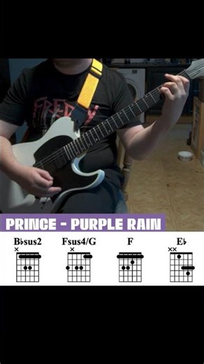 Purple Rain (Chords) #guitar #prince #purplerain