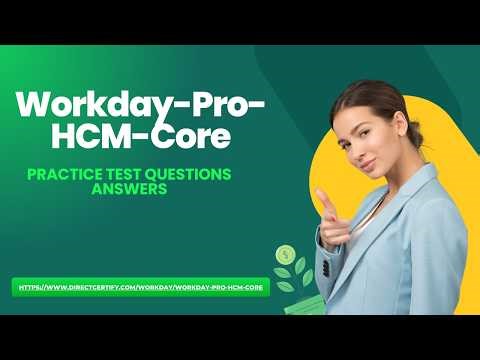 Workday-Pro-HCM-Core Practice Test Questions Answers
