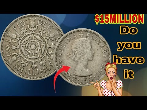 UK 1962 to 1966 Two Shilling coins value s